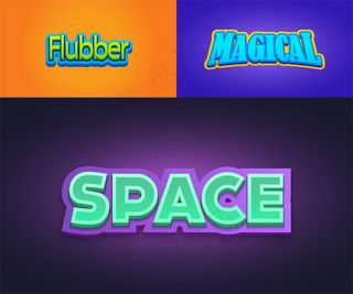 精美清纯艺术字