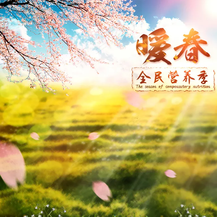 春天首图psd模版下载