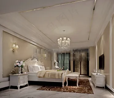 家居设计卧室效果图设计3d图片