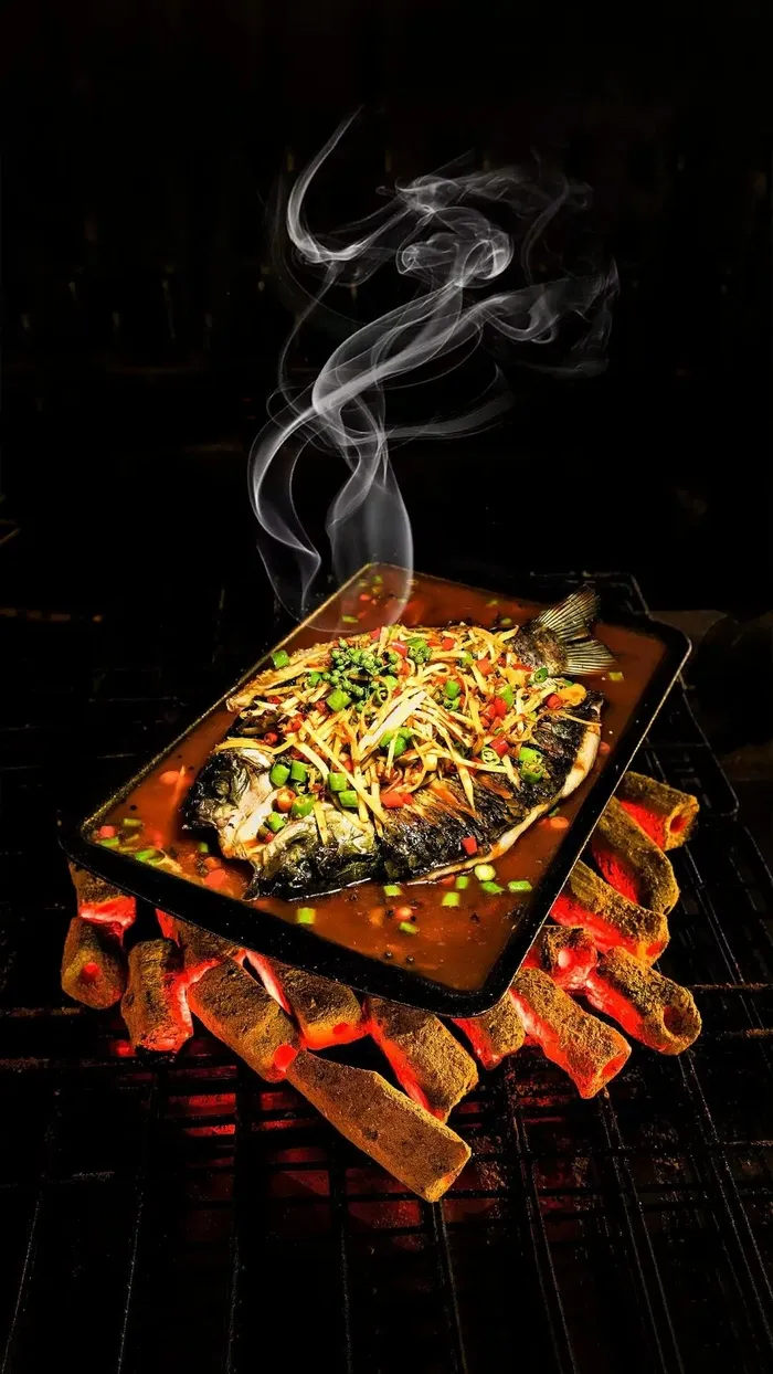 煎鱼高清摄影图片