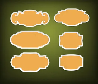 精美标贴—psd分层素材