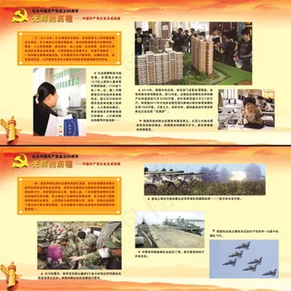 中国共产党建党历史展 PSD分层模...