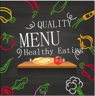 创意菜单封面设计矢量