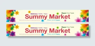 超市门头展板 kt板