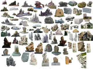 园林设计的假山石头设计