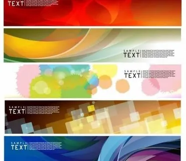 向量水平的旗帜