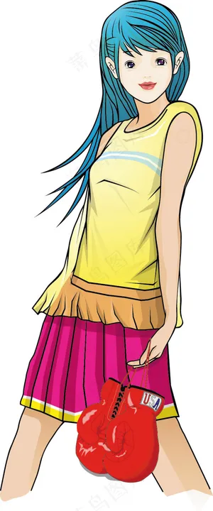拳击女生