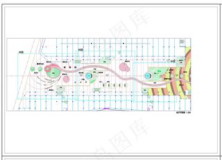 会龙山公园cad图纸