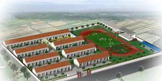 校园规划图图片