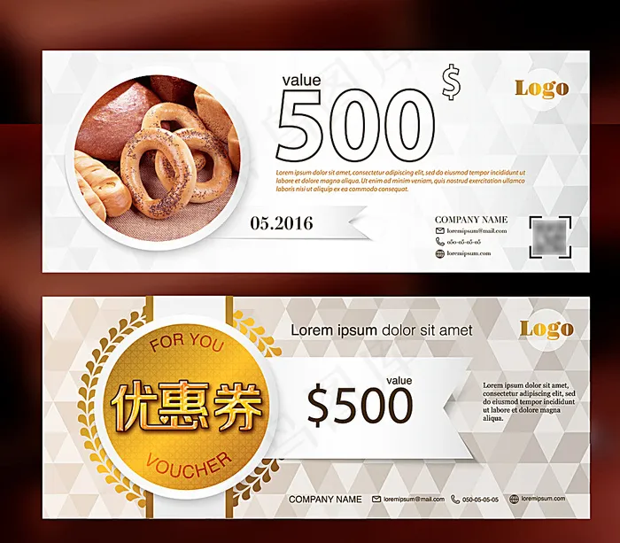 优惠券 现金劵图片ai矢量模版下载