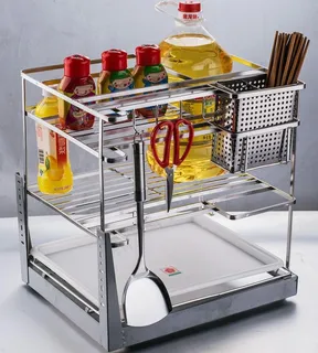 不锈钢拉篮图片