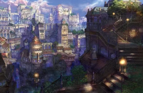 动漫风景图片 动漫风景图片