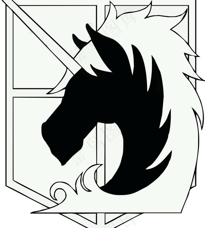 进击的巨人矢量设计图片