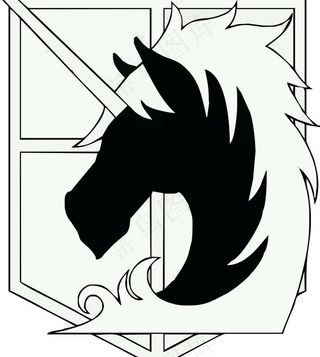 进击的巨人矢量设计图片