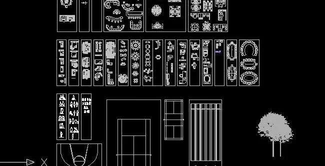 住宅家具CAD图库
