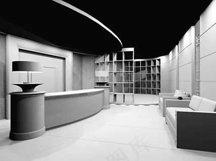 酒店空间装饰模型图 酒店空间装饰模型图