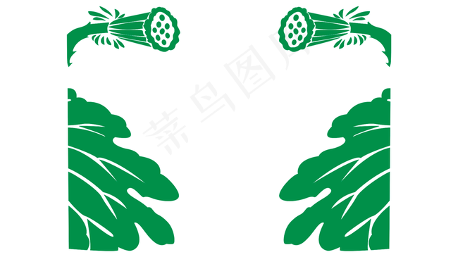 荷花矢量图图片
