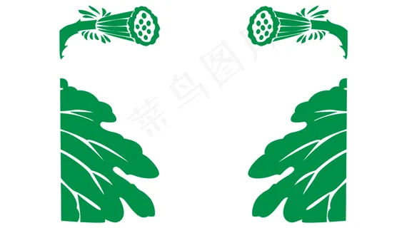 荷花矢量图图片