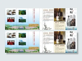 沱牌 舍得酒 三折页 dm单图片