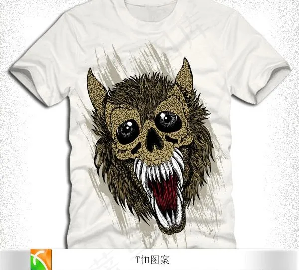 t恤图案图片eps,ai矢量模版下载
