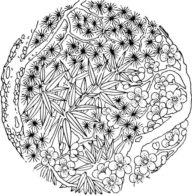树线勾图素描ai矢量模版下载