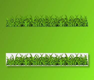 72DPI多款清新实用草丛绿叶PN...