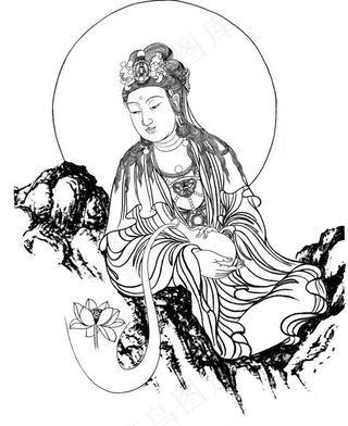 南无观世音菩萨像图片