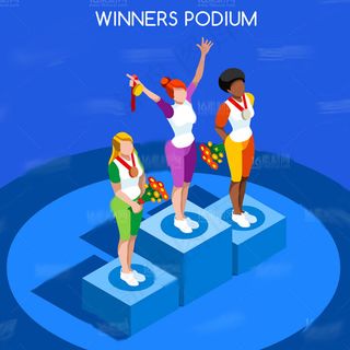 创意体育运动员项目设计矢量素材