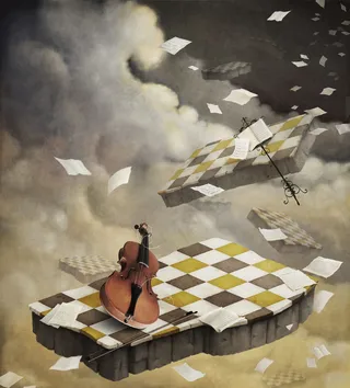 小提琴音乐海报