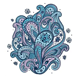 欧式花纹背景图片