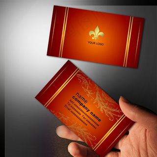 高档个性名片PSD模板下载