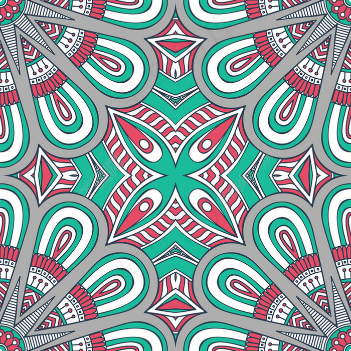 无缝拼接背景花纹图片