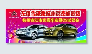 雪铁龙喷绘图片