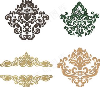 欧式花纹图片
