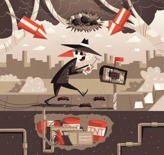 人物抽象画图片