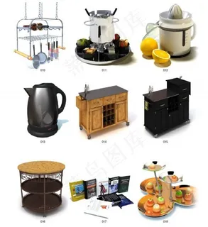 室内装饰小品max模型