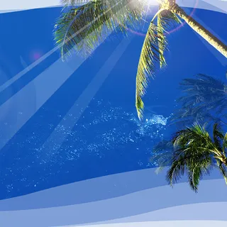 唯美夏季风景背景