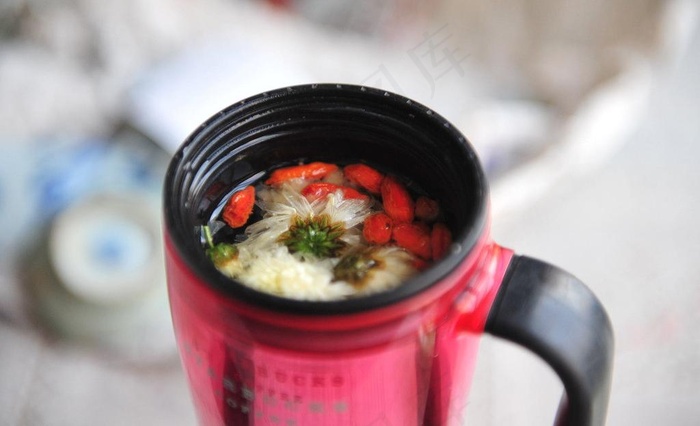 枸杞菊花茶图片