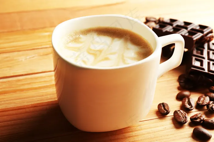 咖啡与咖啡豆图片