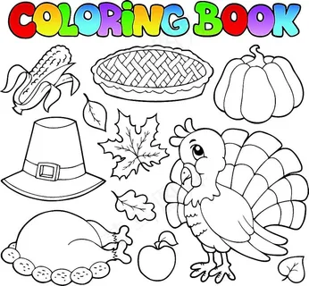 卡通火鸡简笔画