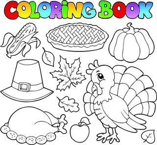 卡通火鸡简笔画