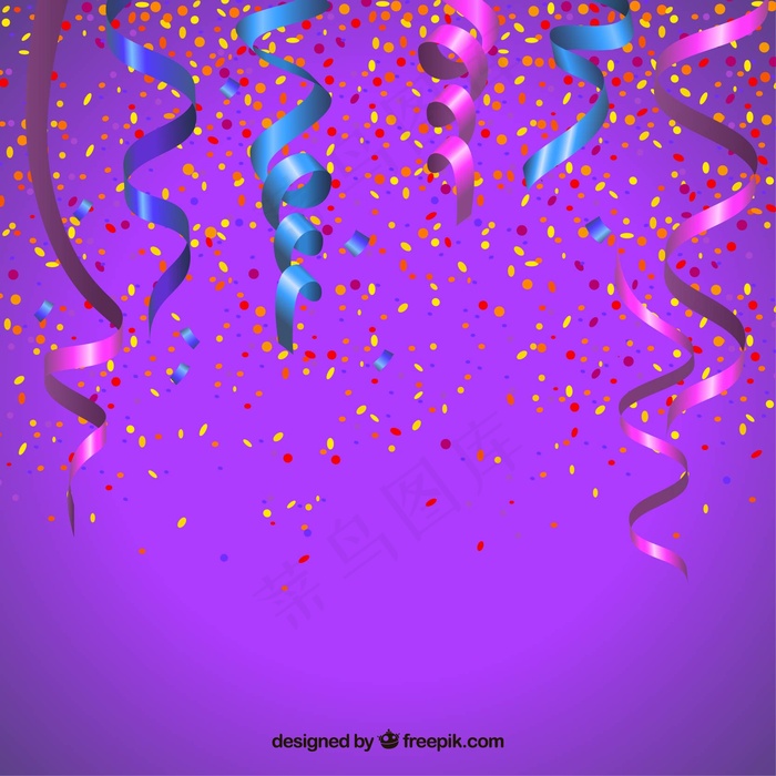 紫色背景矢量图