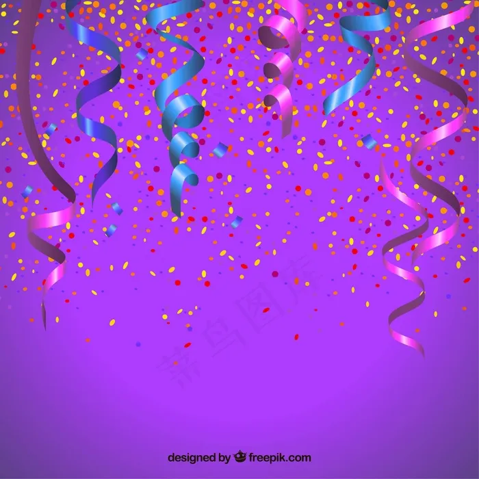 紫色背景矢量图
