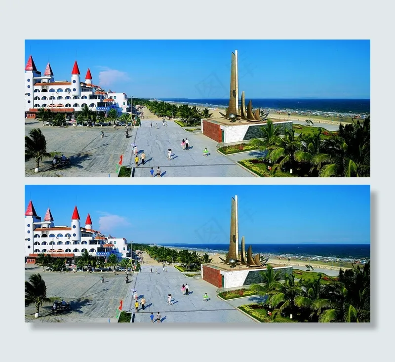 中国第一滩图片