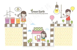 分类丢垃圾的主妇图片