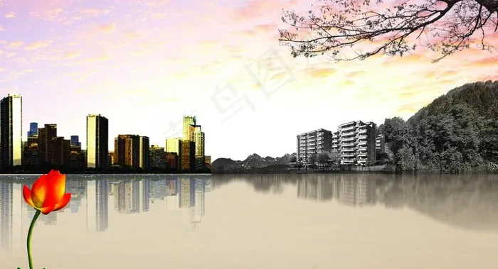 房地产设计图片(3366X2011(DPI:300))psd模版下载