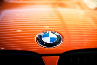 橙色 宝马 超跑 车