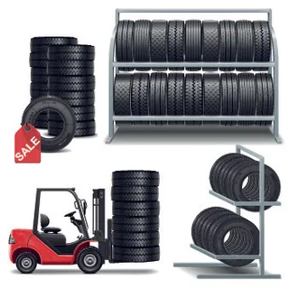 现实的汽车轮胎插图设计矢量图05