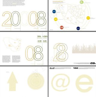 文字创意 文字百态 数字画册图片