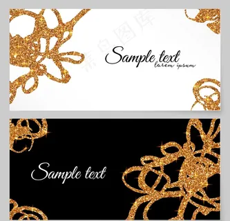 金色质感卡片,银色质感卡片,eps格式